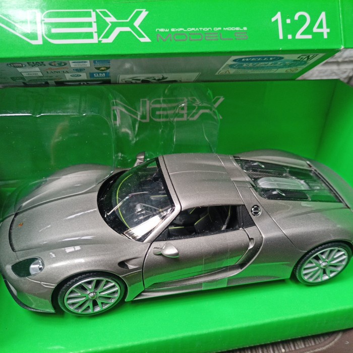 ✅COD Diecast Miniatur Porsche Porse Porce 918 Spyder Spider Welly Nex L Diskon