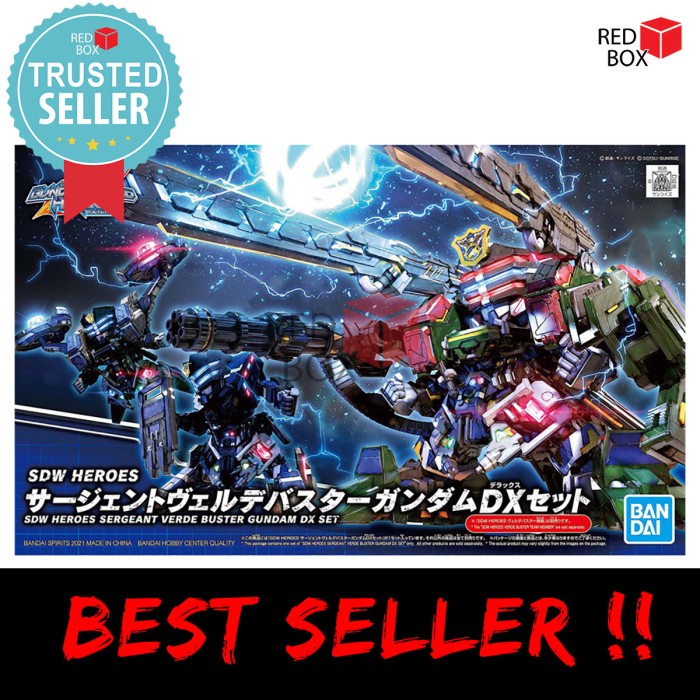 ✅COD Sd Sergeant Verde Buster Gundam Dx Set Sdw Heroes World 12 Bandai Ori Terbatas