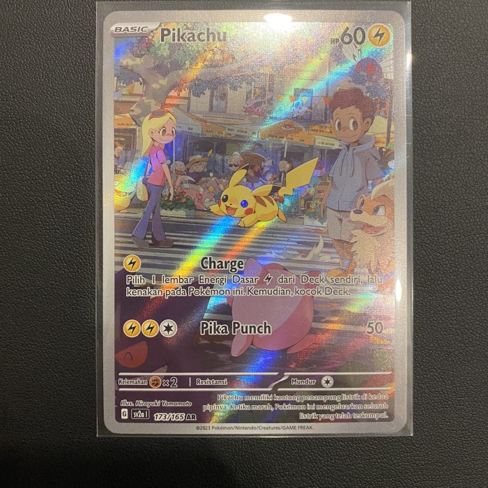✅COD Pokemon Tcg Indonesia 151 Pikachu Ar Terbatas