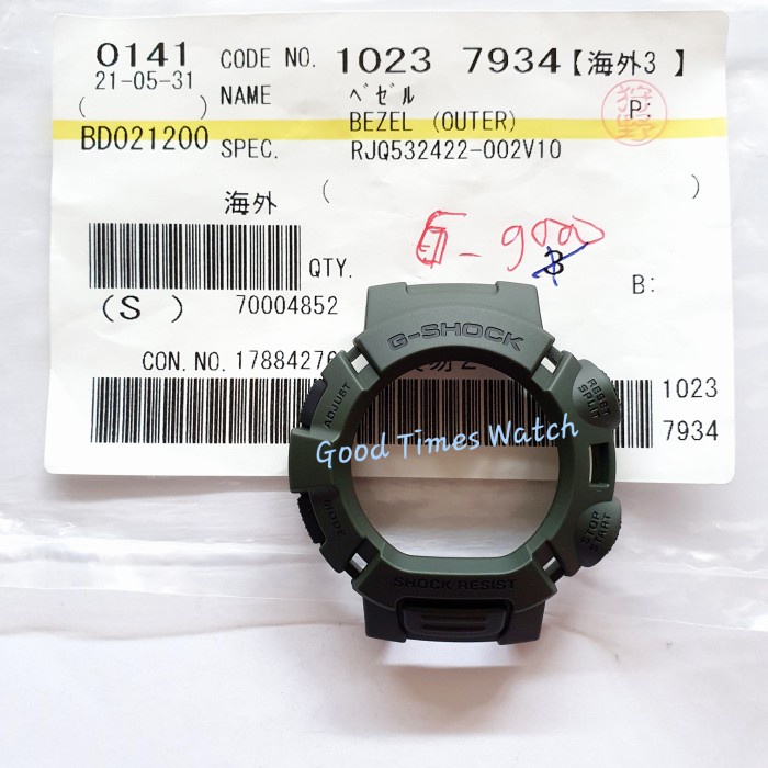 ✅New Ori Bezel G-Shock G-9000-3V G 9000 Casio Original Terbaru