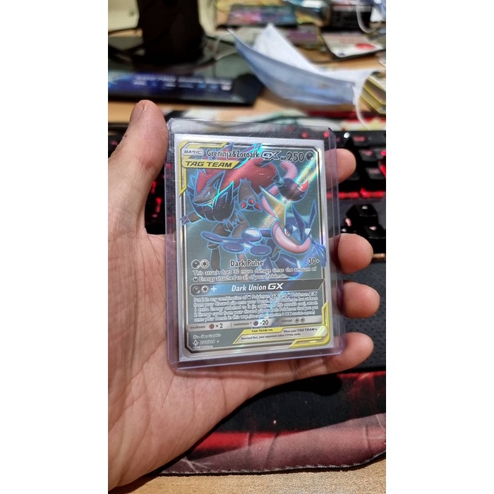 ✅COD Greninja  Zoroark Gx - 200/214 - Full Art Ultra Rare Sun  Moon: Unbr Diskon