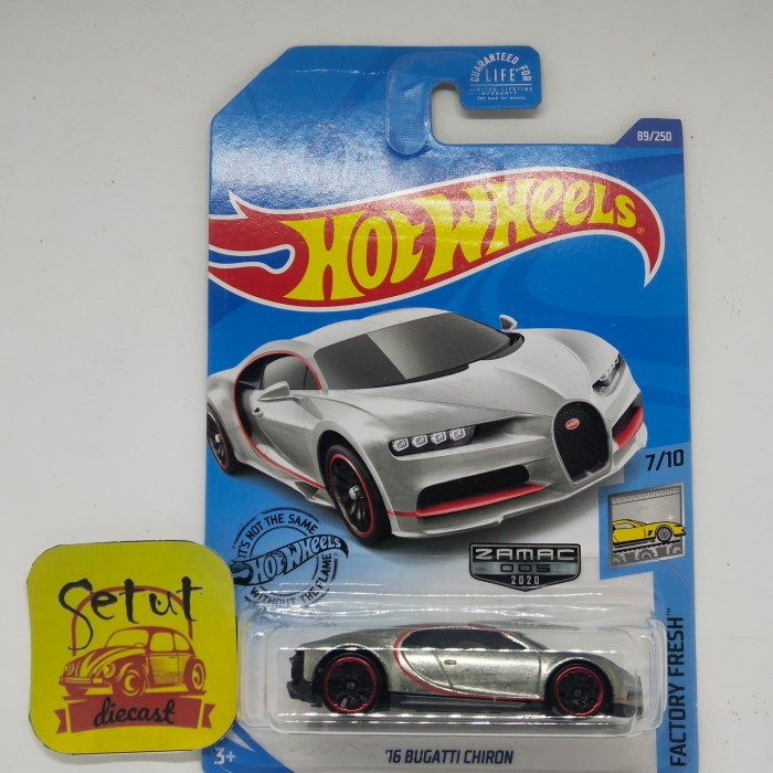 ✅COD Hot Wheels Hotwheels Zamac 16 Bugatti Chiron Berkualitas