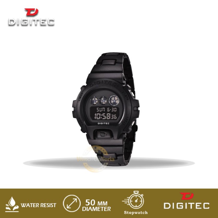 ✅New Ori Jam Tangan Digitec Pria Rubber Dg5198R Dg-5198R Bk-4B Terbatas