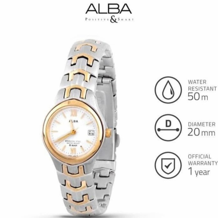 ✅New Ori Jam Tangan Wanita Alba Ah7026 X1 Alba Ah7026X1 Berkualitas