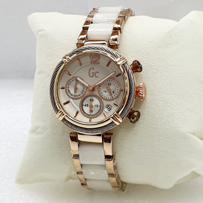 ✅New Ori Jam Tangan Wanita Gc Chrono Aktif Rosegold Terbatas