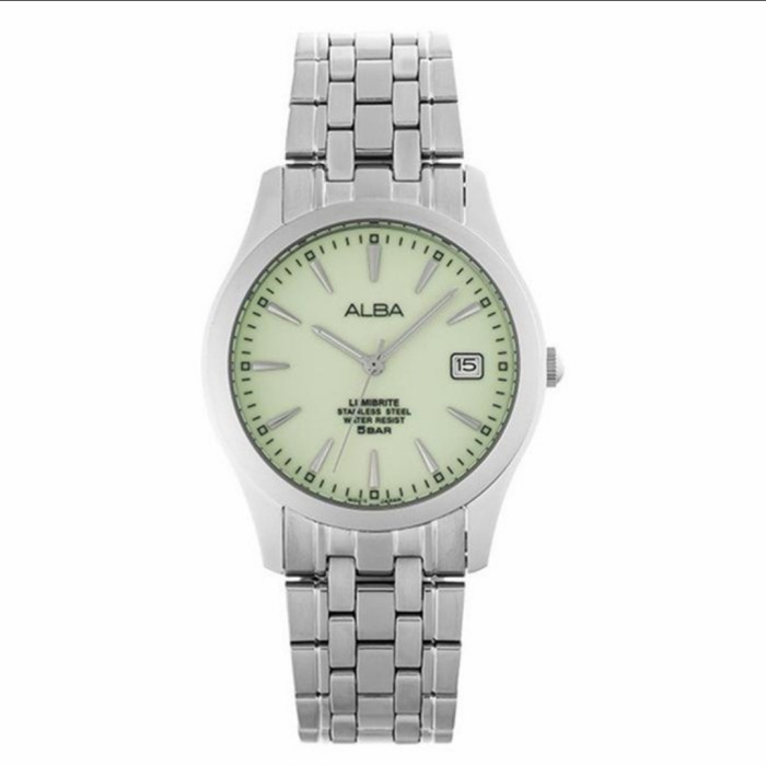 ✅New Ori Alba Pria Original Axhk99X1 Quartz Lumibrite Dial Axhk99 Berkualitas