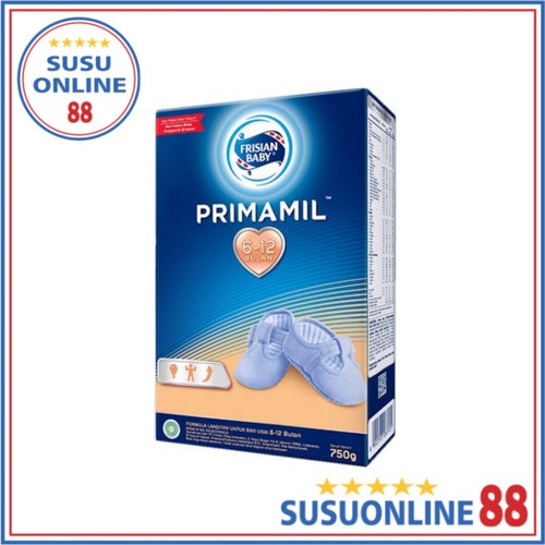 FRISIAN FLAG PRIMAMIL 2 (6-12 BULAN) 750 GRAM SUSU BENDERA LANGKAH SUSU
