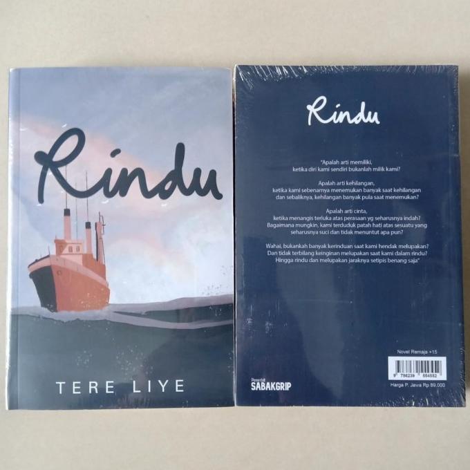 novel rindu tere liye original