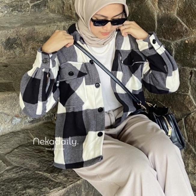 Flanel Mindy Outer Flanel | Jacket Flanel Tebal | Kemeja Flanel |