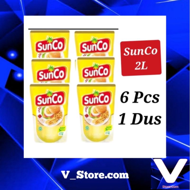 

Minyak Goreng SUNCO 1 Dus (2L x 6pcs).