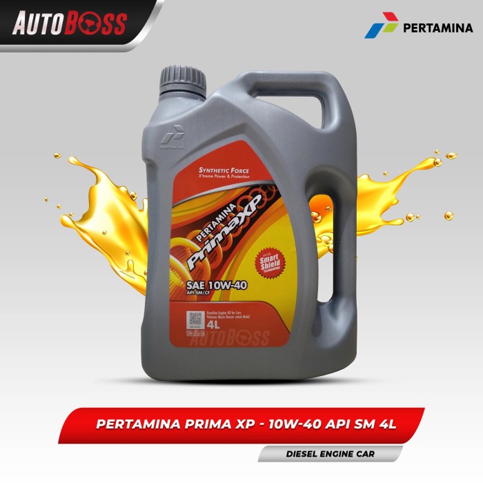 ✨Baru Pertamina Prima Xp 10W-40 10W40 Oli Mobil Bensin Kemasan 4 Liter Asli Terbatas