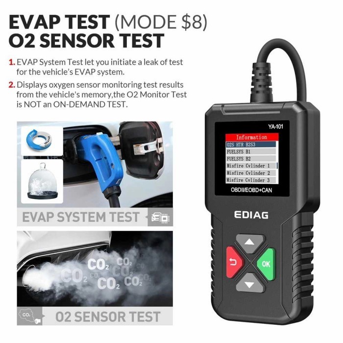 ✨COD Scanner Universal Obd2 Mobil Motor Ediag Scaner Car Diagnostik Berkualitas