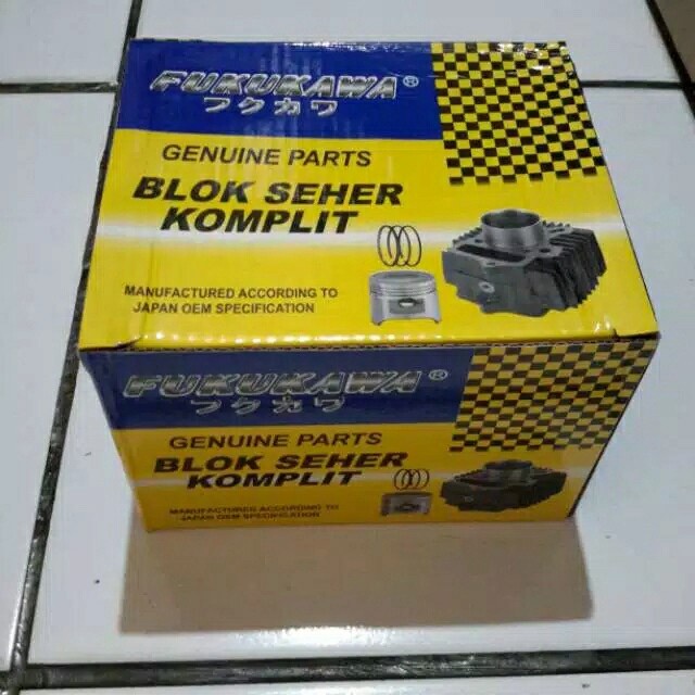 [Baru] Blok Seher  Piston Kit Paket Mio 125 M3 Fukukawa Limited