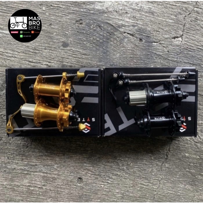 [Baru] Hub Syte 32 Hole Discbrake Hub Freehub Syte Sepasang Terbatas