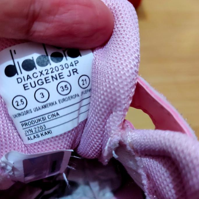Sepatu Anak Perempuan Diadora Eugene Jr ukuran EU 35 PINK BARU