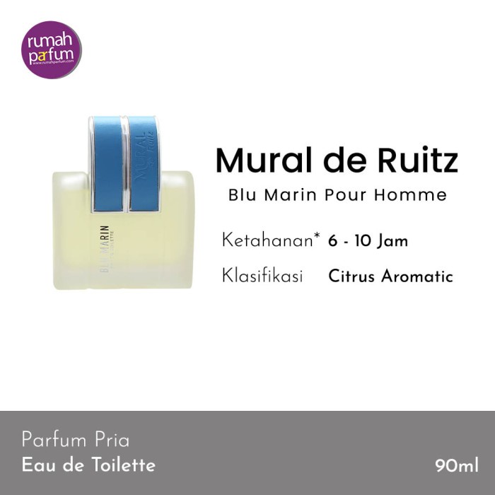 [New Ori] Mural De Ruitz Parfum Original Blu Marin Pour Homme Terbaru