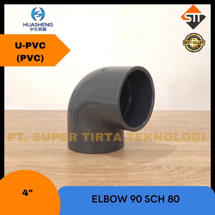 [New] Elbow 90 4 Upvc Sch.80 Berkualitas