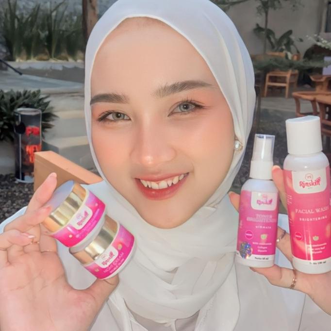 SKINCARE DOUBLE GLOW by NR GLOW RJN SKIN, untuk kulit susah putih,flek