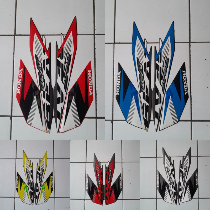 (Bisa COD) Striping beat new terbaru ORI stiker Honda beat fi full body
