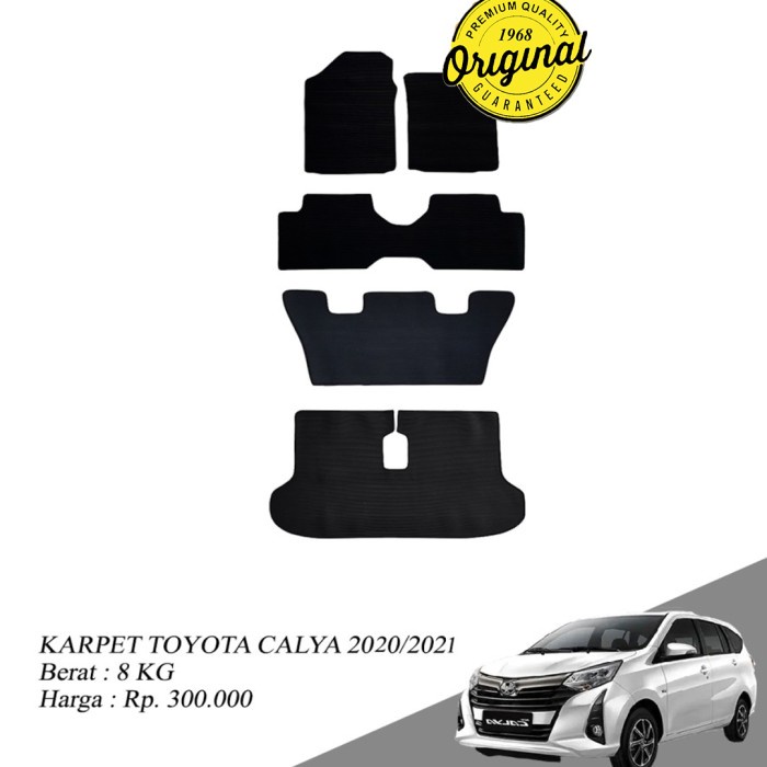 ✅Termurah Karpet Karet Mobil Toyota Calya 2020/2021 Diskon