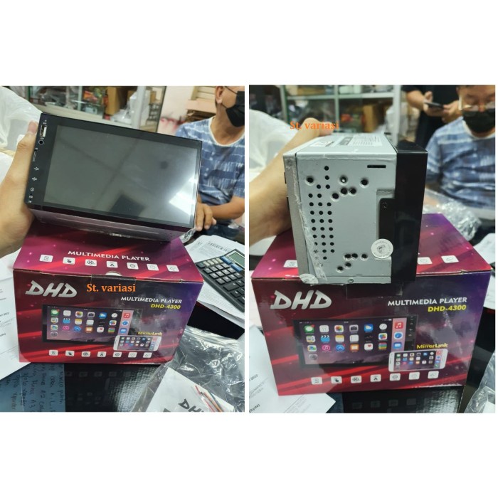 ✅Sale Head Unit Dhd 4300 7 Inch Body Panjang Mobil Universal Diskon