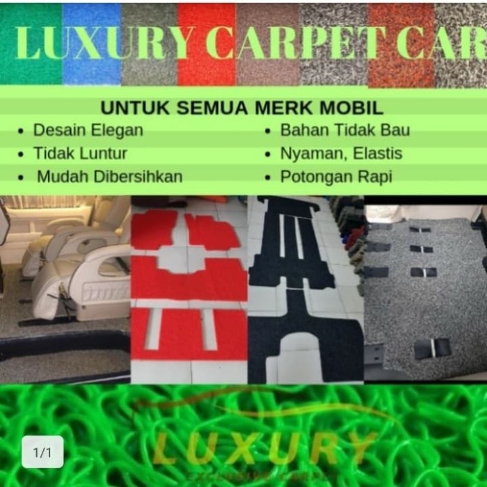 ✅New Ori Karpet Mobil Mie Bihun Mercy W124 Non Bagasi 2 Warna Terbatas
