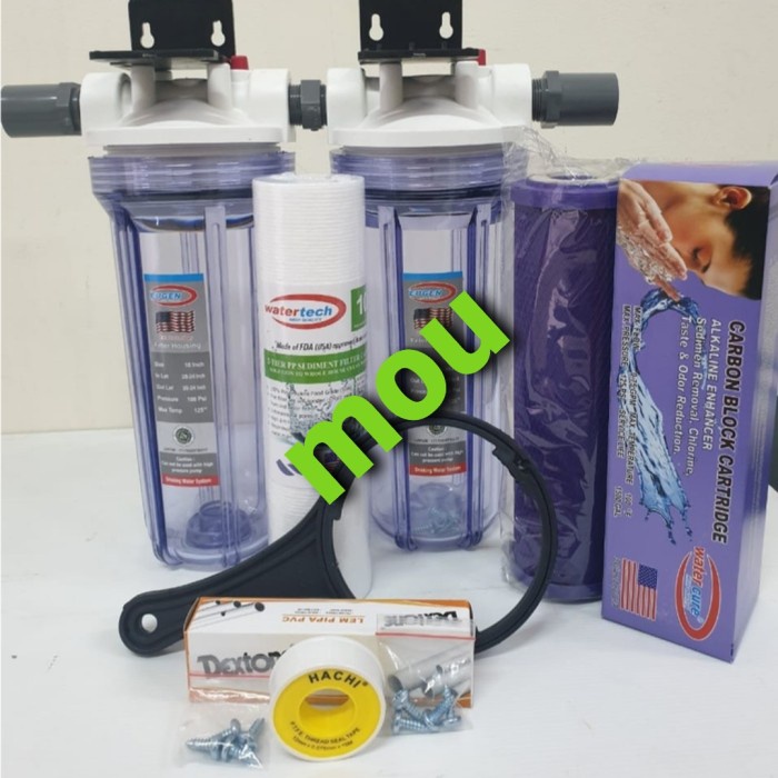 [Original] Paket Filter Air Alkaline  Sediment Cto Ph Booster Diskon