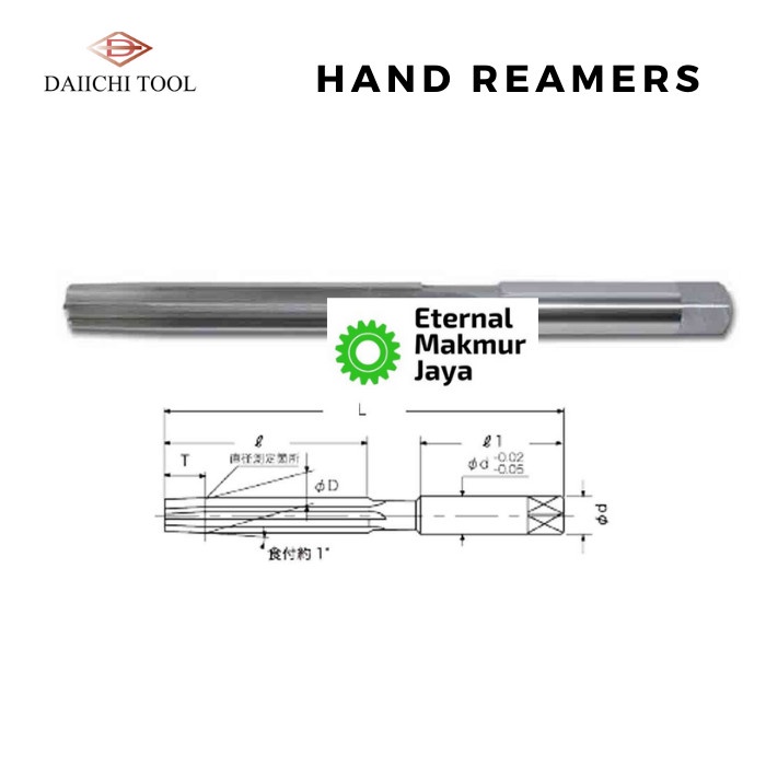 ✅COD Daiichi Hr Hand Reamer 5.2Mm Hss Limited