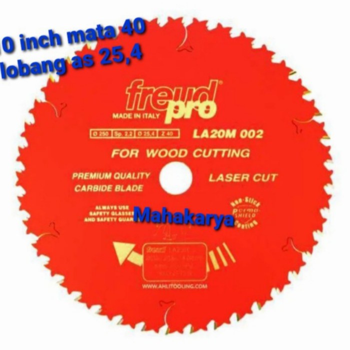 ✅COD Freud 10 Inch Mata 40/Gergaji Kayu/Sircular Saw/As 254 Berkualitas