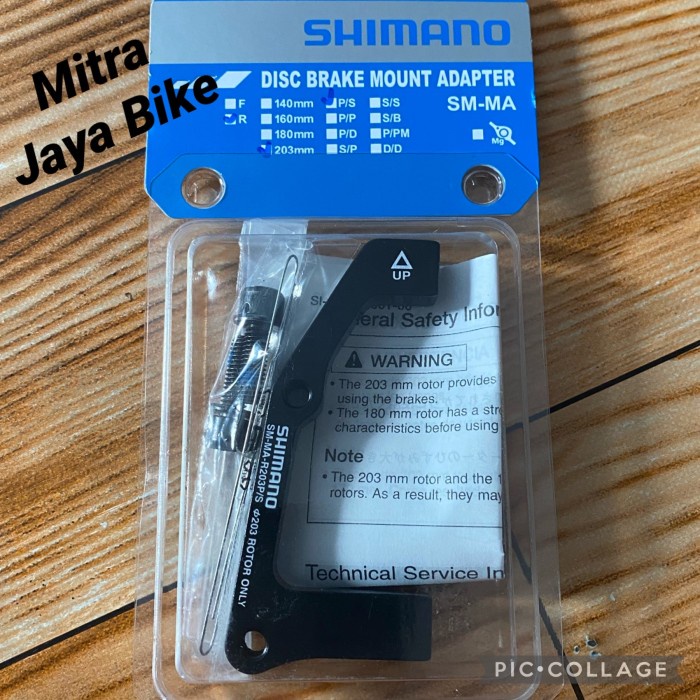 Adaptor Rotor Belakang Shimano 203mm REAR IS