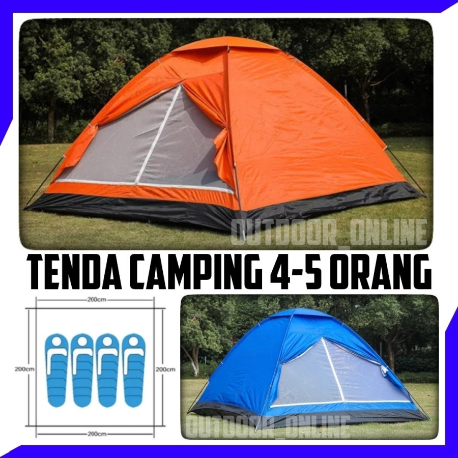 Tenda Camping / Tenda Dome Single Layer