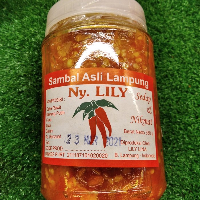 

Sambal Lampung Ny Lily 350Gr