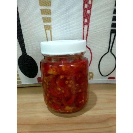 

Sambal Cumi Asin Terasi Kedai Pia/ Sambel Pedas/Tanpa Pengawet