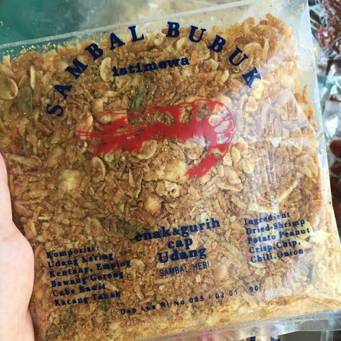 

Sambal Bubuk Cap Udang / Sambal Ebi / Sambal Udang