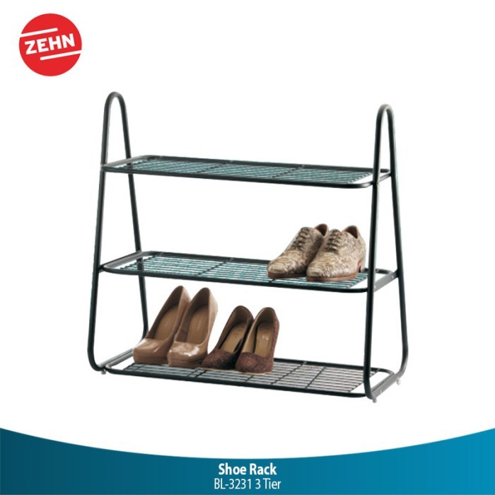 ✅Original Zehn Rak Sepatu 3 Susun Bl-3231 Berkualitas
