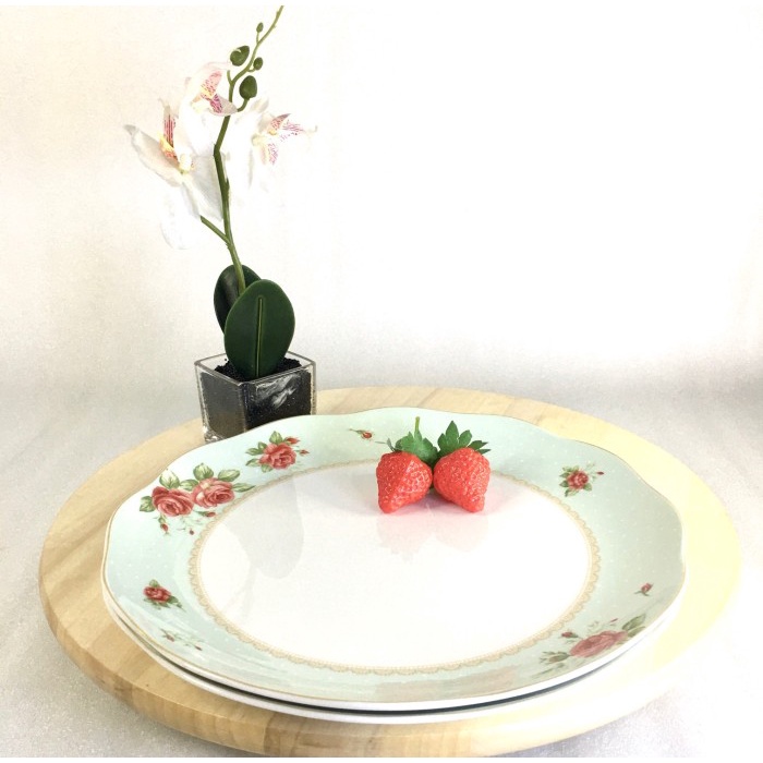 ✅Original Promo Dinner Plate The Rose By St James - Piring Makan Piring Saji Terbaru