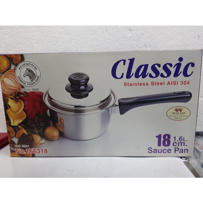 ✅Original Zebra Clasic Sauce Pan 18 Cm 166318 Terbatas