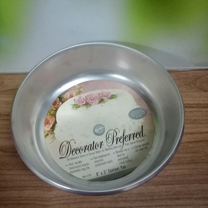 

✅Original Wilton Loyang Bulat Aluminium Tanpa Sambungan 22X7Cm Terbaru