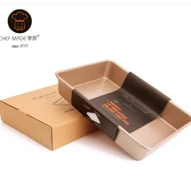 

✅Original Loyang Cake Persegi Chefmade / Chefmade Baking Cake Pan 13 - Wk9041 Berkualitas