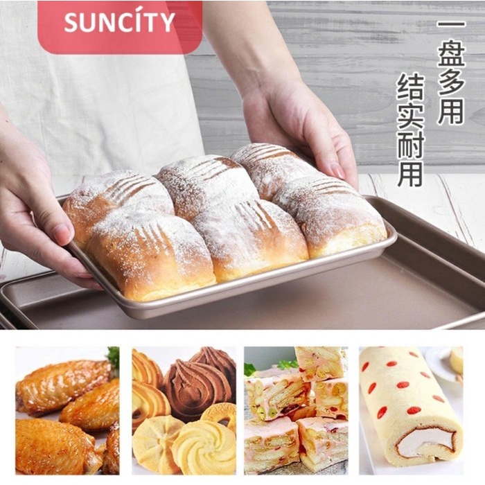 

✅Original Suncity Oven Tray 17Inch / Baking Pan Tray - Gold - 3231-6 Terbatas