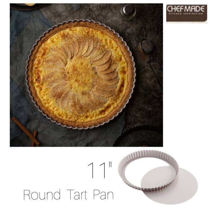 

✅Original Chefmade Loyang Pizza Pie Quiche / Chefmade Round Tart Pan 11 -Wk9825 Diskon