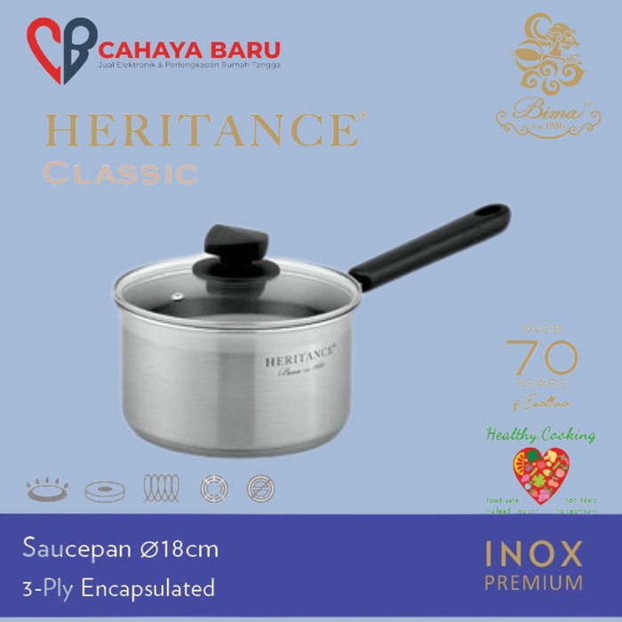 ✅Original Bima Heritance Sauce Pan 18 Terbaru