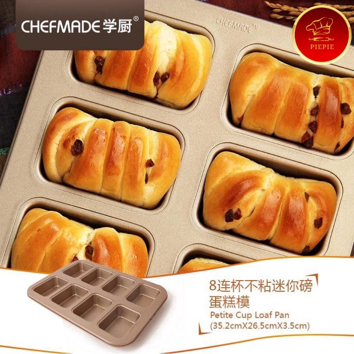 

✅Original Cetakan Kue Bentuk Persegi 8 Cup / 8Cup Square Pan Chefmade - Wk112013 Terbaru