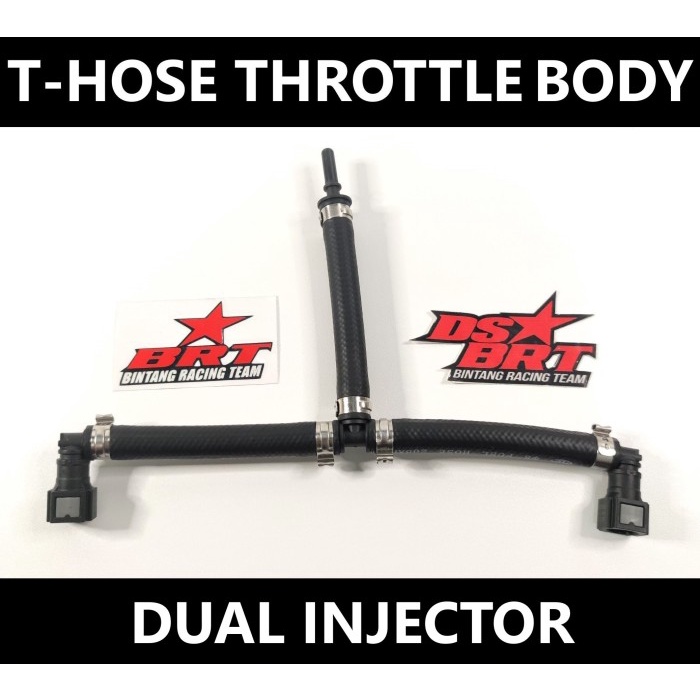 ✨Baru T-Hose T Hose Double Dual Injector Throttle Body Tb Brt Crf 150 Diskon
