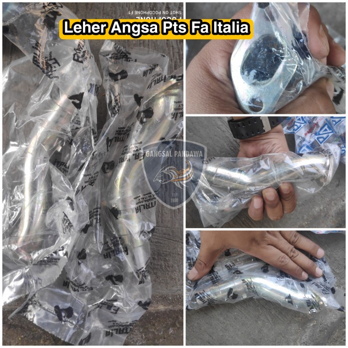 ✨Baru Leher Angsa Vespa Pts Fa Italia Leher Knalpot Vespa Pts Terbatas