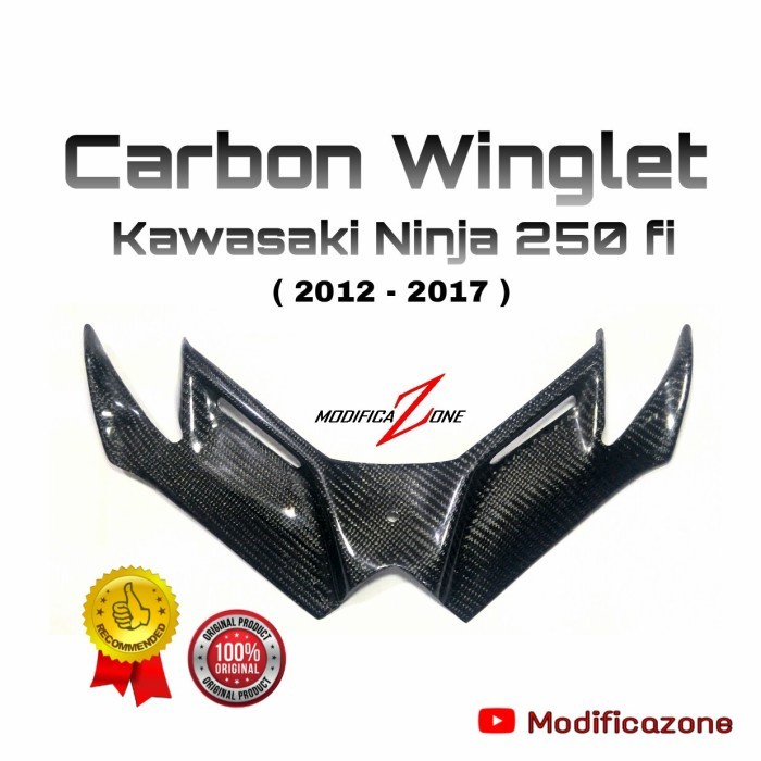 ✅Termurah Winglet Carbon Kawasaki Ninja 250Fi - Carbonstar 250 Fi Limited
