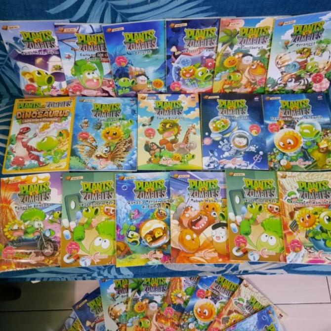 SEGEL Buku Plants VS Zombie Komik Edukasi Anak Educomics WHY Sains