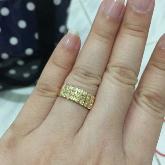 ✨Termurah Cincin Listring Berlian Medan Terbaru