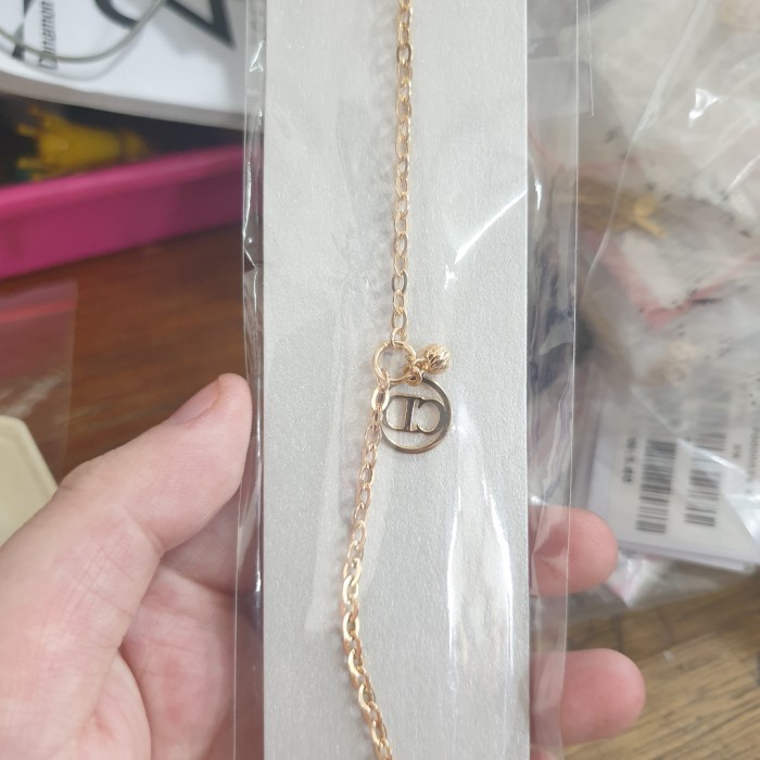 ✨Sale Gelang Rantai Ring Polos Cd Emas Asli 700 70 16K Fashion Simple Berkualitas