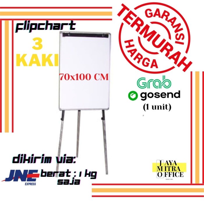 

✨Sale Flipchart Papan Tulis Sakana 70X100 3 Kaki Limited